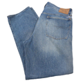 Polo Ralph Lauren Vtg Classic Fit Coppit Blue Distressed Jeans