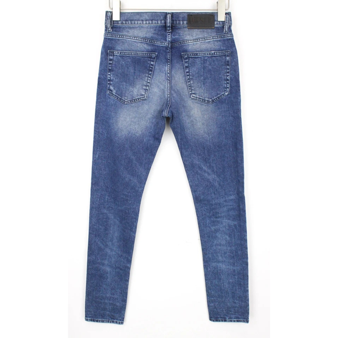 DIESEL D-Strukt Distressed Blue Jeans