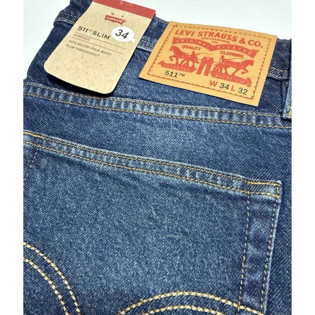 Levi’s mens 511 Slim Fit Athletic Taper Jeans