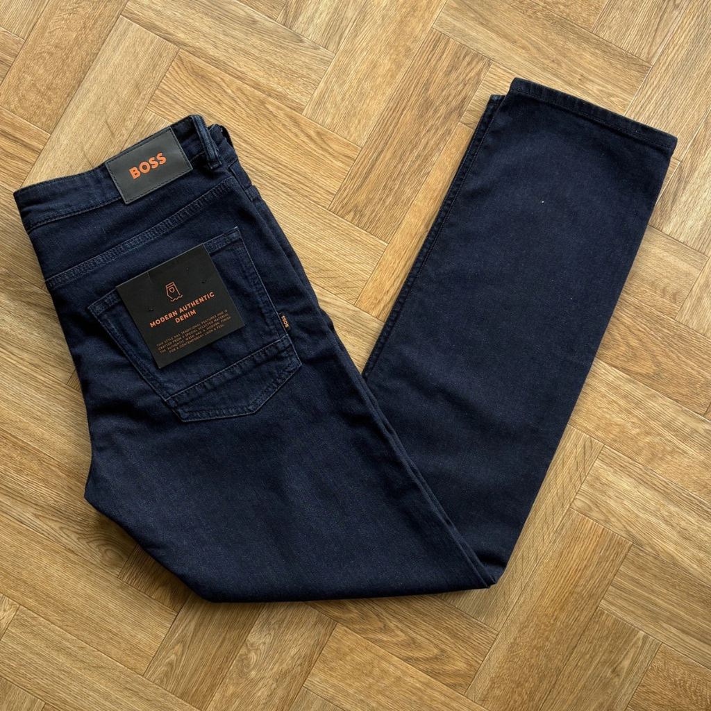 Hugo Boss Delaware Royal Jeans Slim Fit Blue Stretch Denim