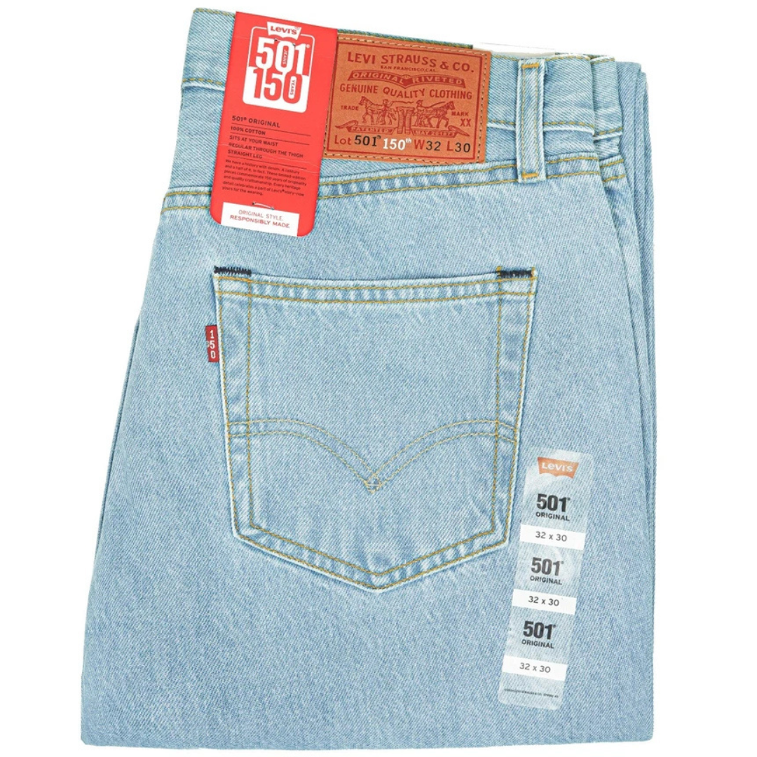 Levis 501 Mens Original Straight Fit Jenes