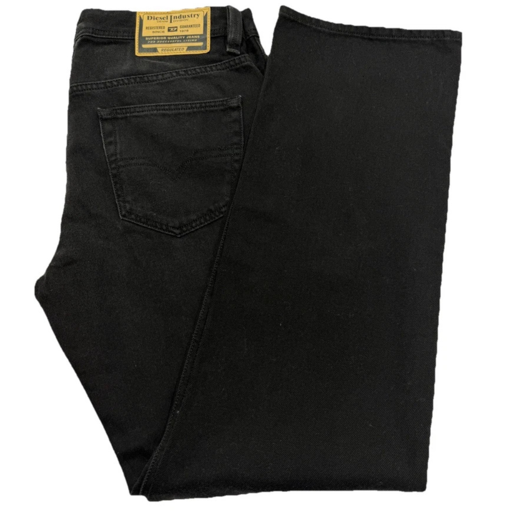 Diesel Markee Black Straight Fit Jeans