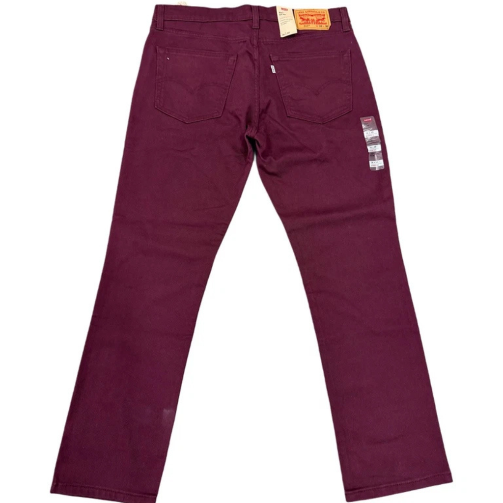 Levi's 512 Slim Fit Jeans Color Burgundy