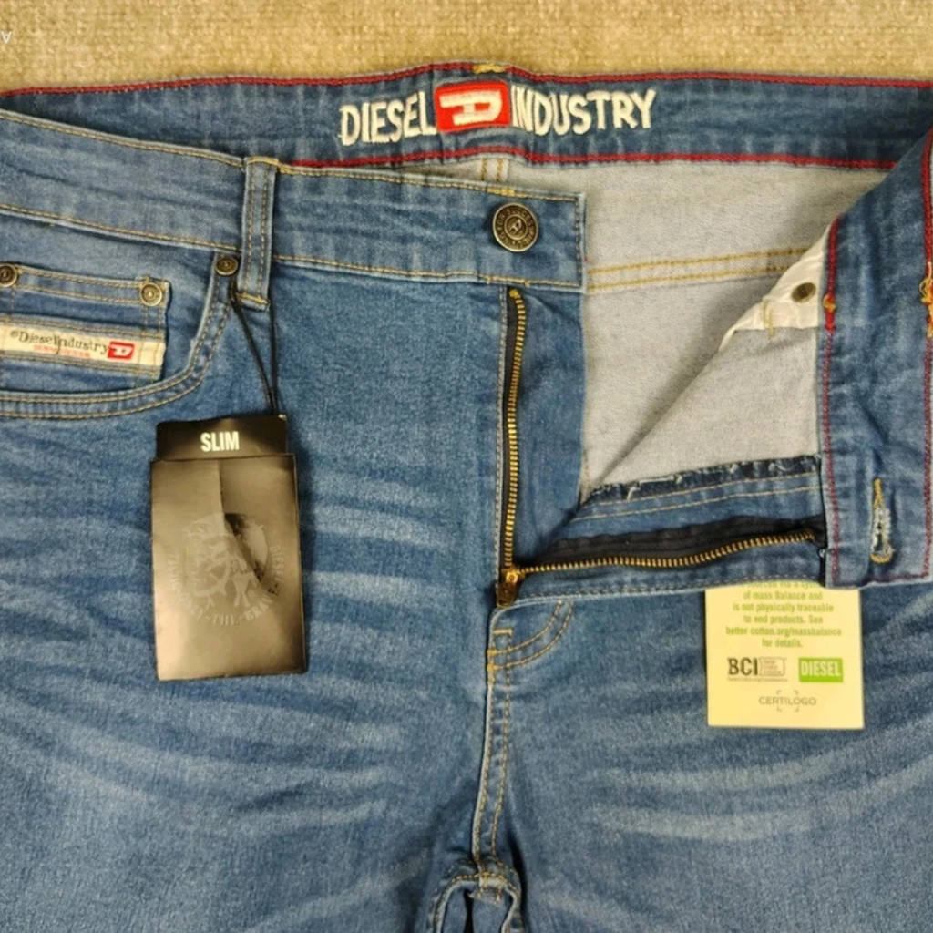 DIESEL Stretch Slim Fit Jeans Denim Light Blue