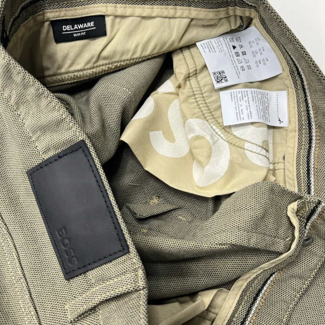 Hugo Boss  Slim Fit Jeans In Two Tone Stretch