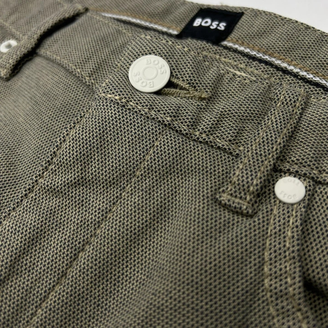 Hugo Boss  Slim Fit Jeans In Two Tone Stretch