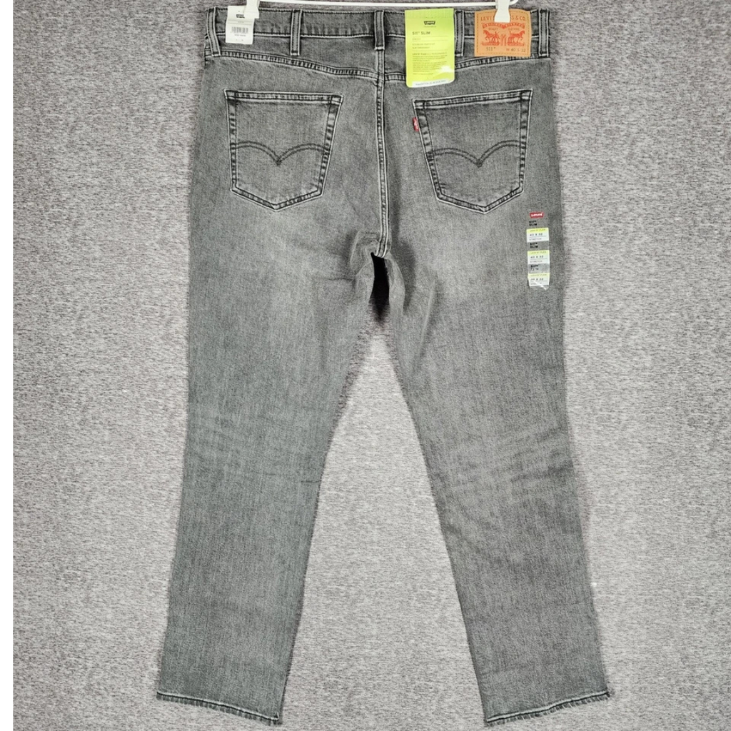 Levi's Flex 511 Jeans Slim Fit Grey Denim Stretch