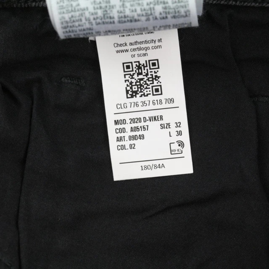DIESEL Jeans Regular Straight Mid Waist Denim