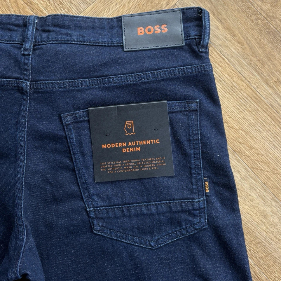 Hugo Boss Delaware Royal Jeans Slim Fit Blue Stretch Denim