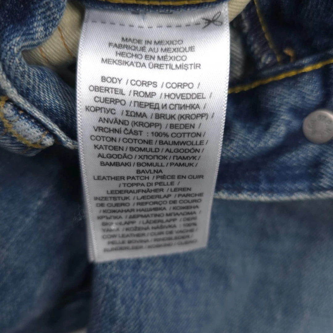 Polo Ralph Lauren Vtg Classic Fit Coppit Blue Distressed Jeans