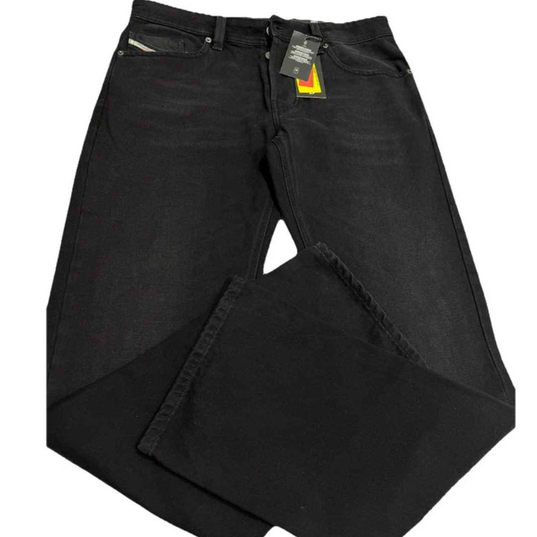 Diesel Markee Black Straight Fit Jeans