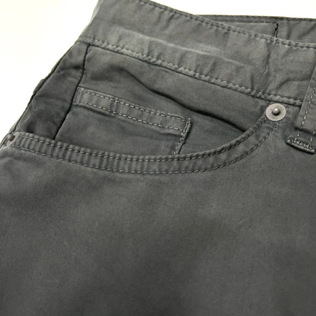 Hugo Boss  Jeans In Lightweight Satin Stretch Denim In Dark Grey