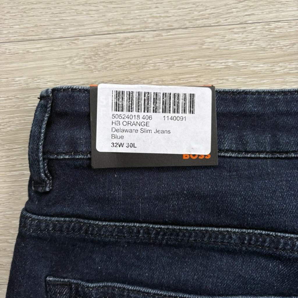Hugo Boss Delaware Jeans Slim Fit Blue Stretch Denim