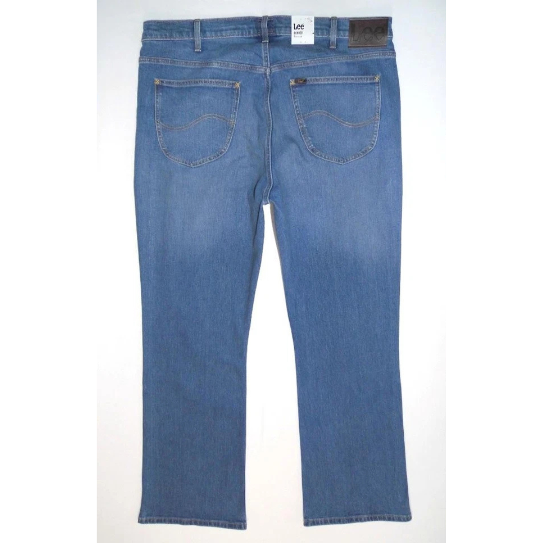 LEE - Men's NEW Denver Bootcut Jeans Regular Fit Blue Denim