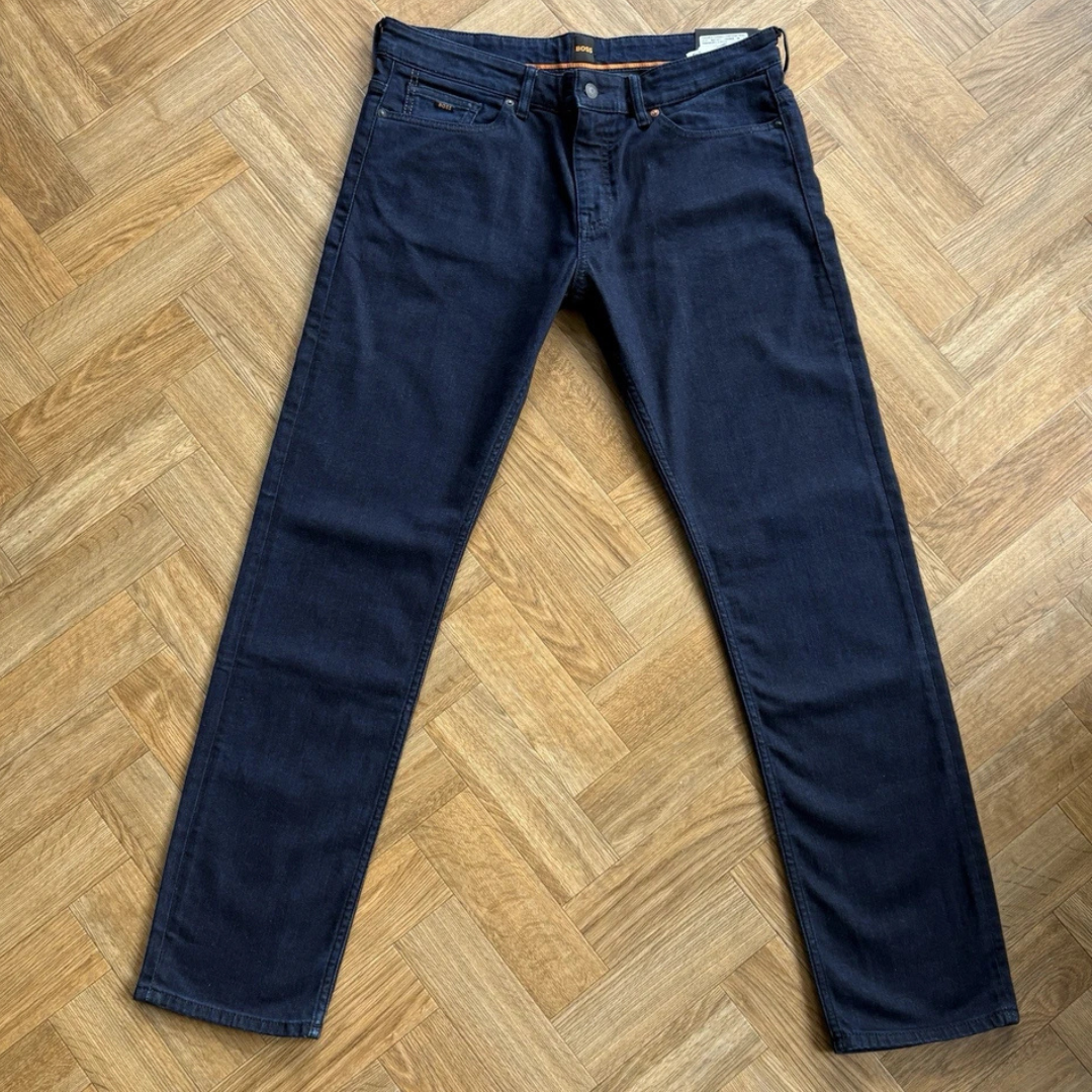 Hugo Boss Delaware Royal Jeans Slim Fit Blue Stretch Denim