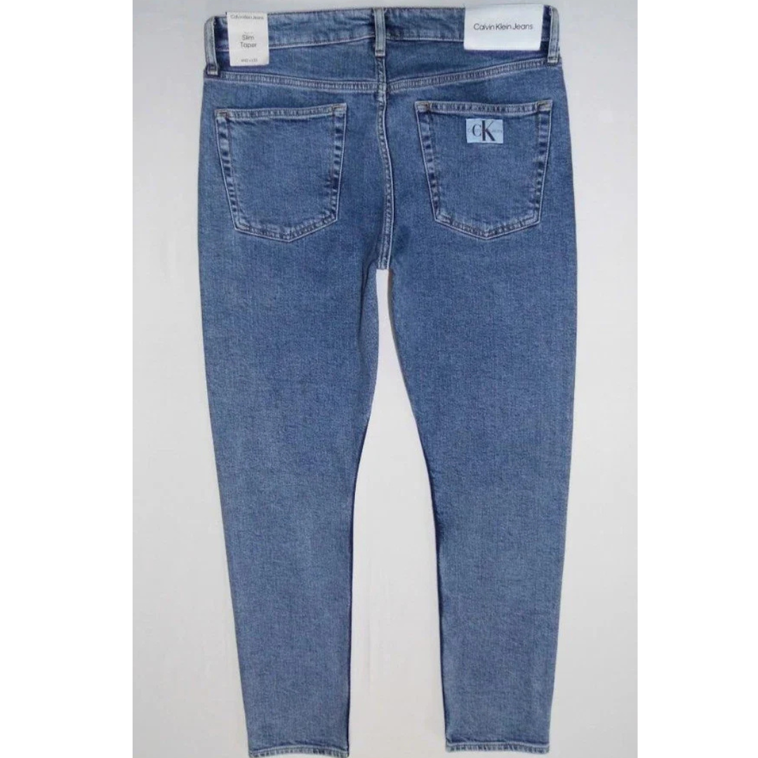 CK-NEW Slim Tapered Fit Jeans Light Blue Denim