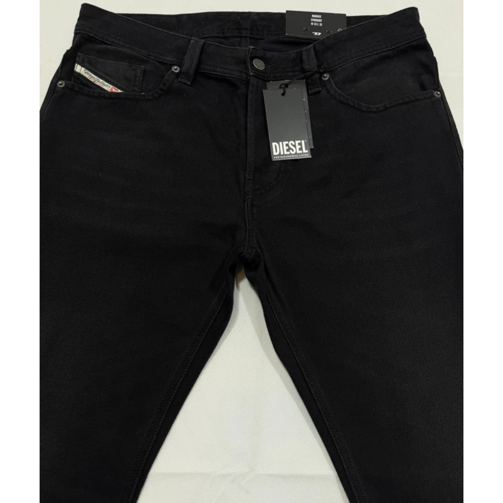 Diesel Markee Black Straight Fit Jeans