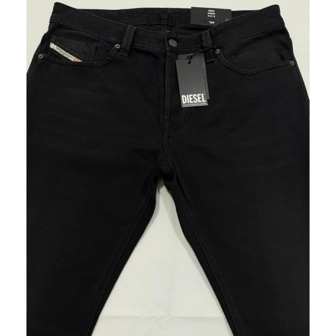 Diesel Markee Black Straight Fit Jeans