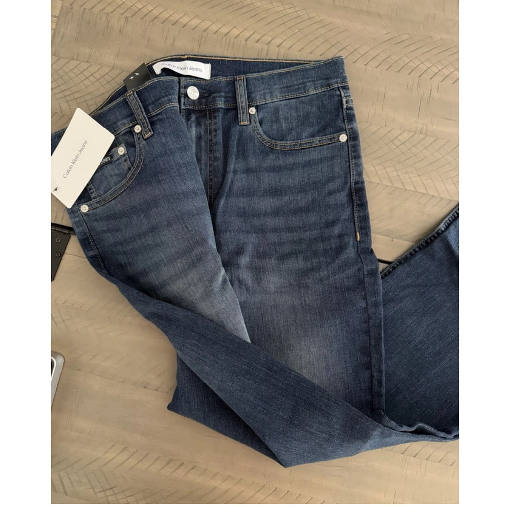 CK - Straight Jeans Dark Wash High Stretch New