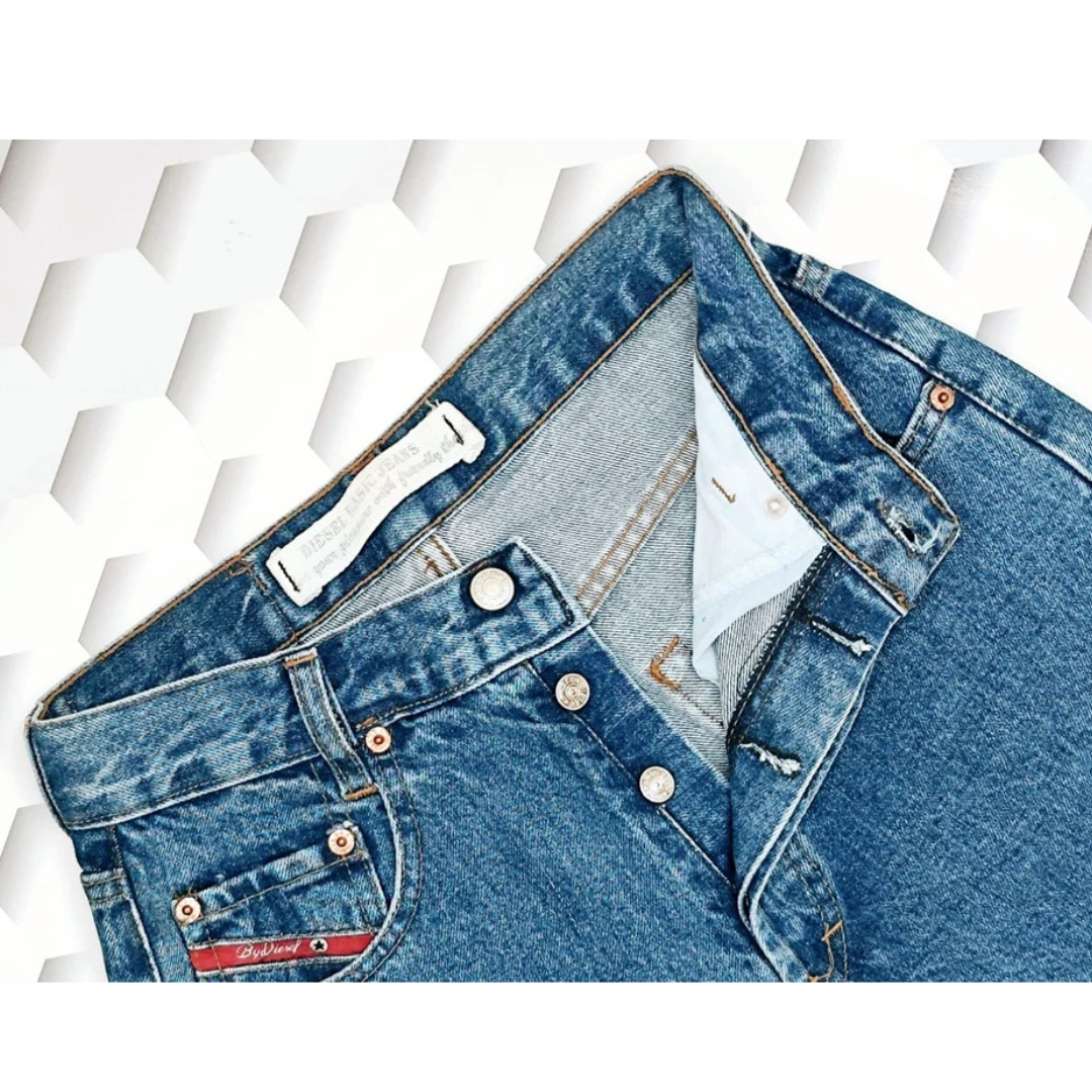 Diesel Denim Jeans 1990 Original Regular Wide Fit New
