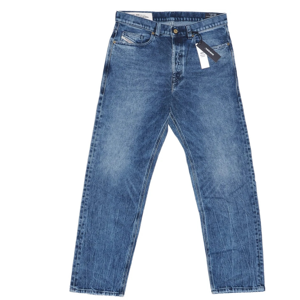 Diesel Jeans Blue Stretch Straight Denim High Rise