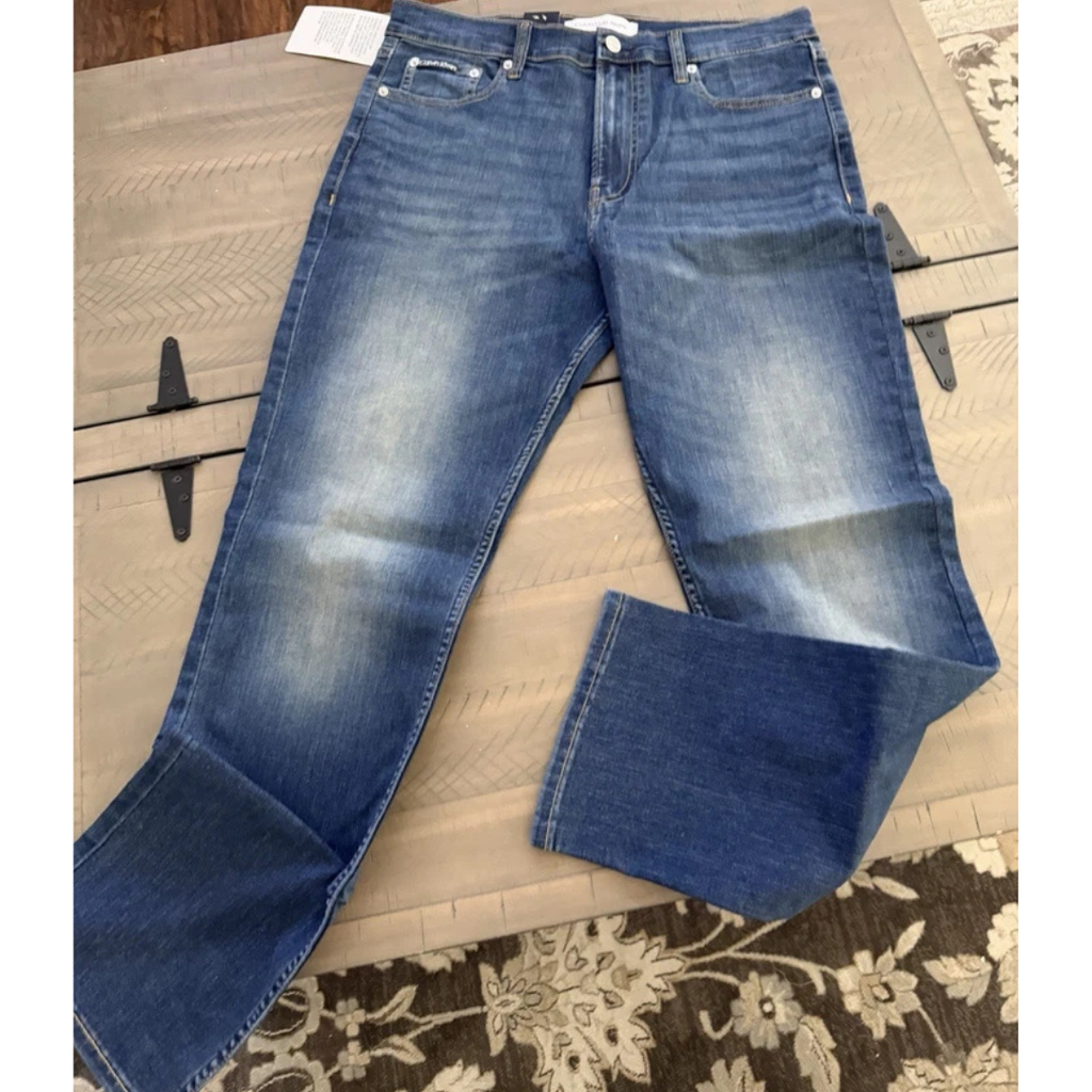CK - Straight Jeans Dark Wash High Stretch New