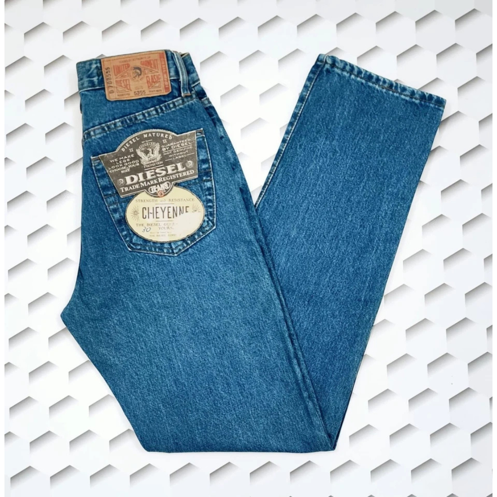 Diesel Denim Jeans 1990 Original Regular Wide Fit New