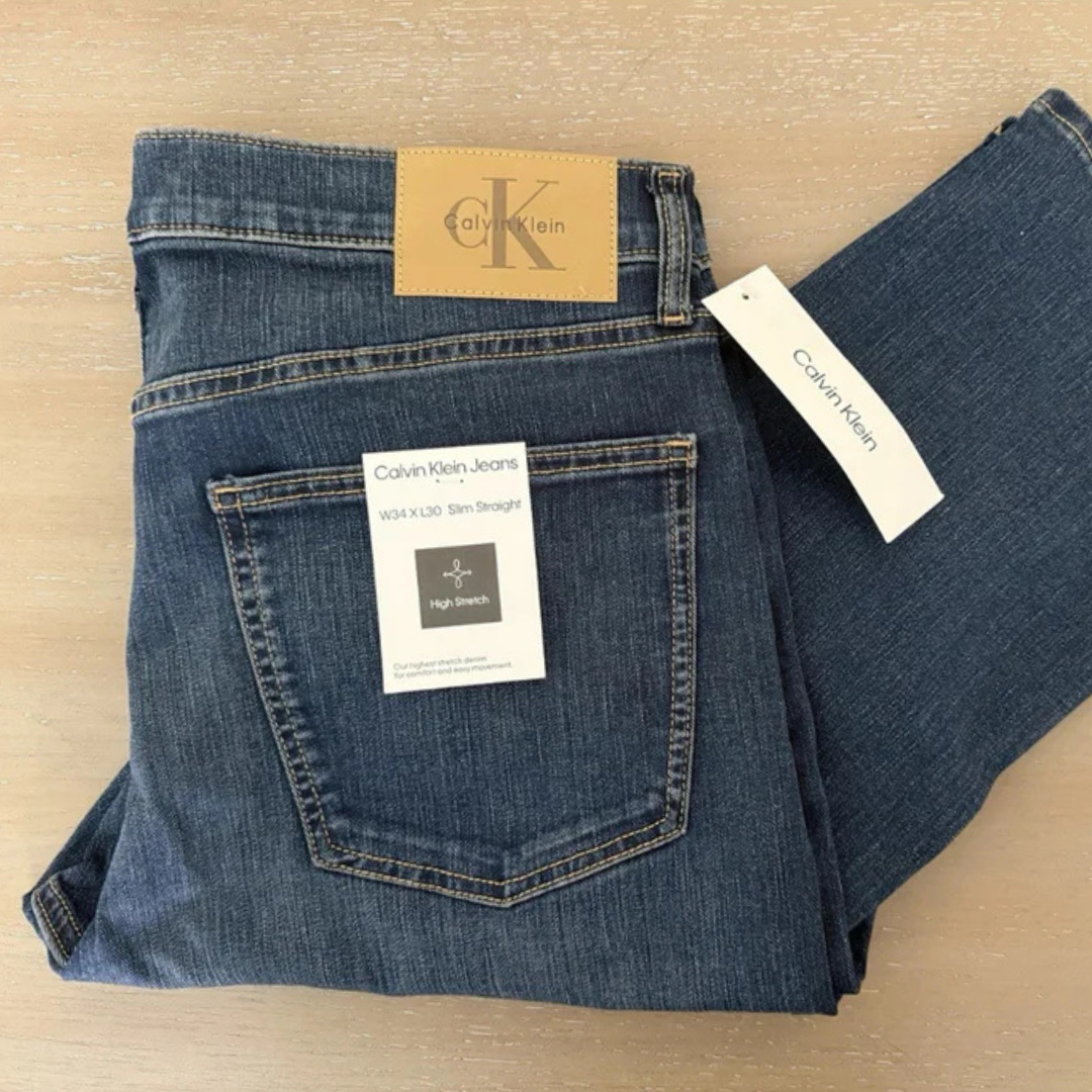CK - Slim Straight Blue Jeans