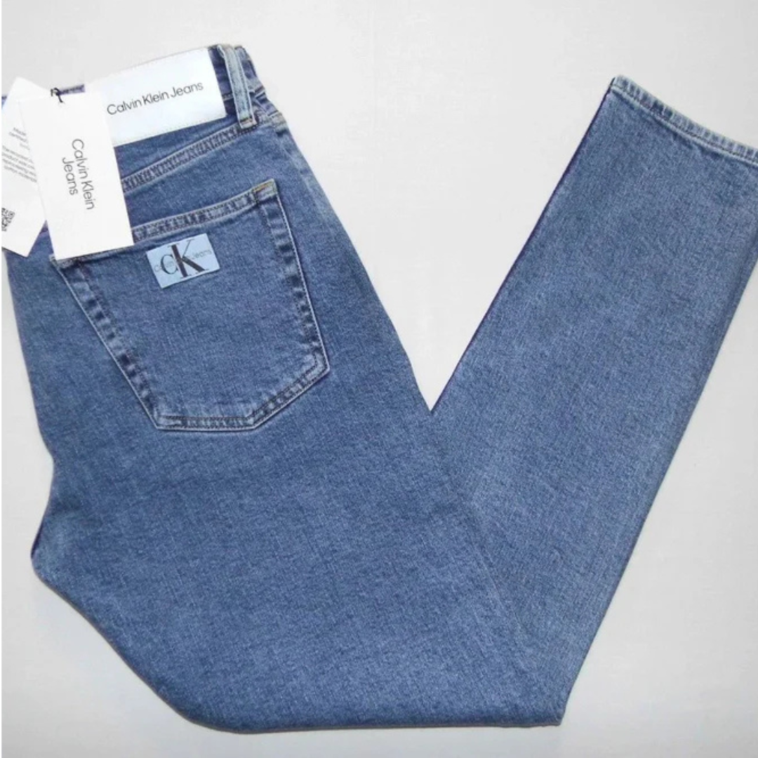 CK-NEW Slim Tapered Fit Jeans Light Blue Denim