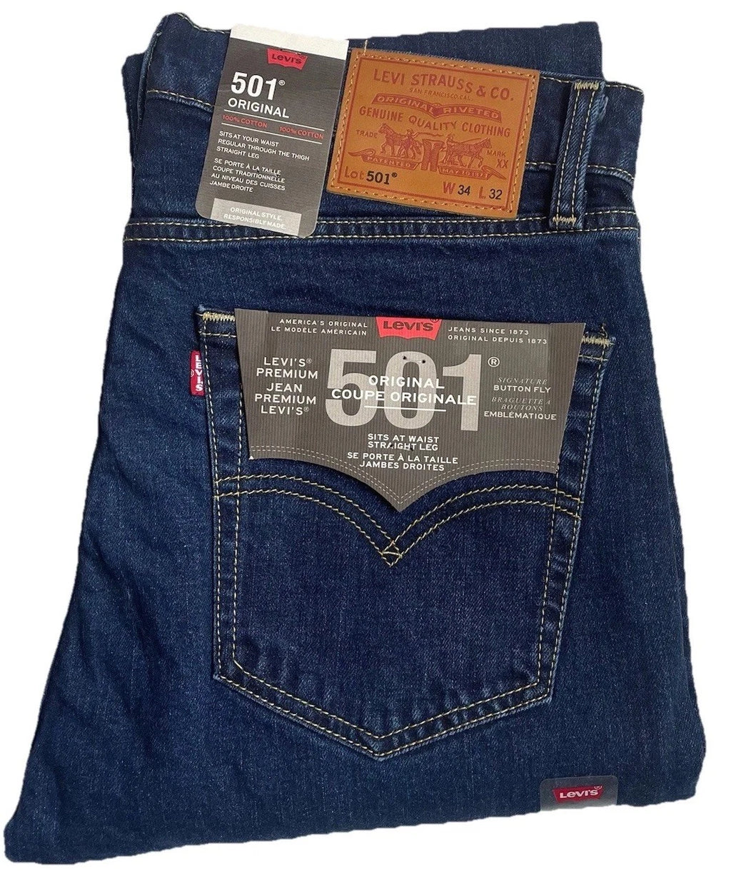 Levi's 501 Original Regular Fit Jeans One wash Blue