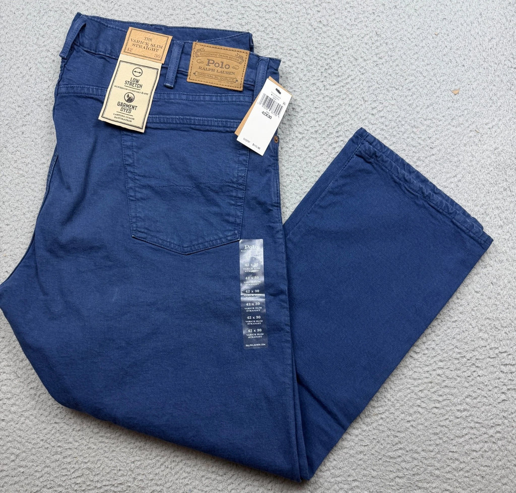 Polo Ralph Lauren Jeans Blue Varick Slim Straight