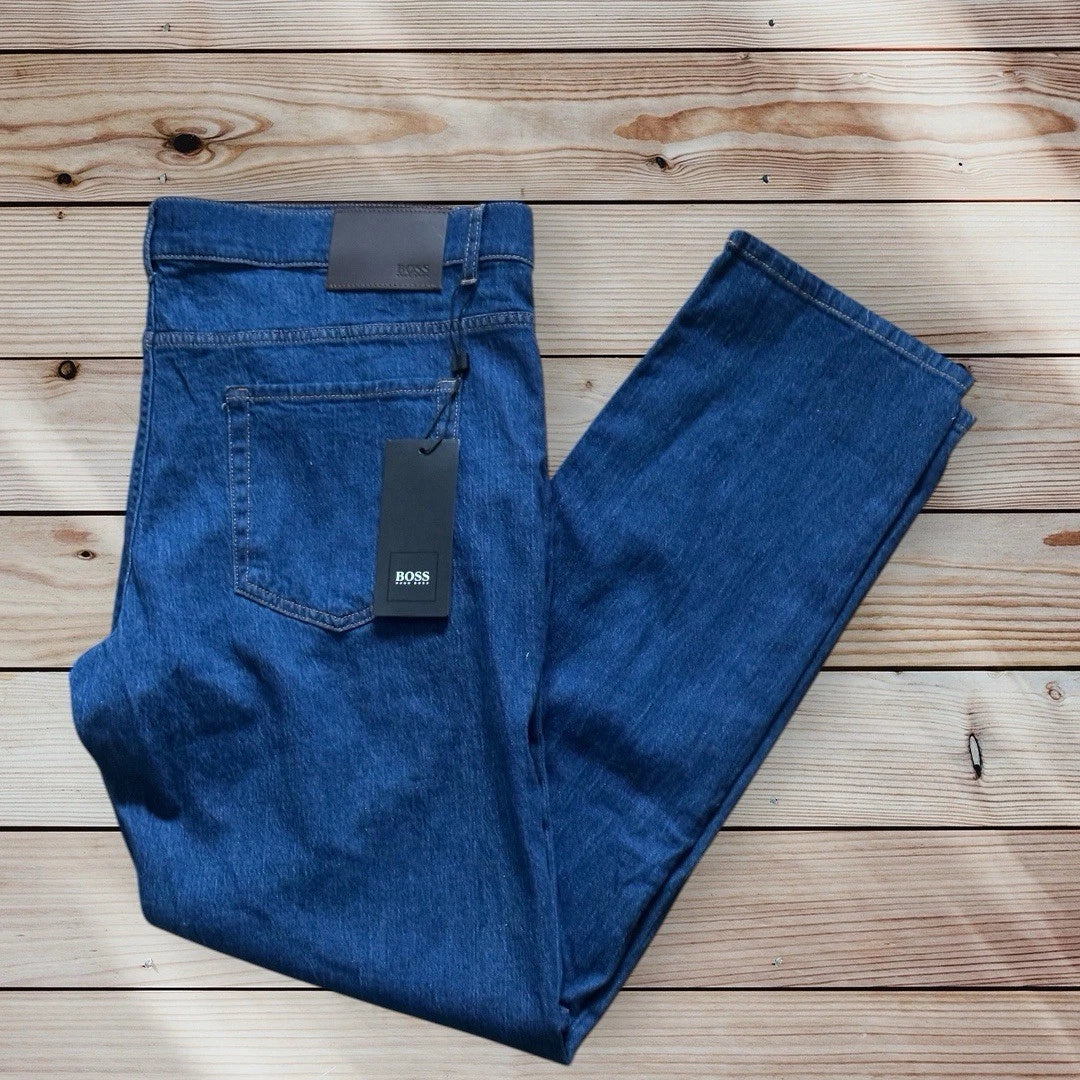 Hugo Boss Delaware Stretch Denim Jeans Blue