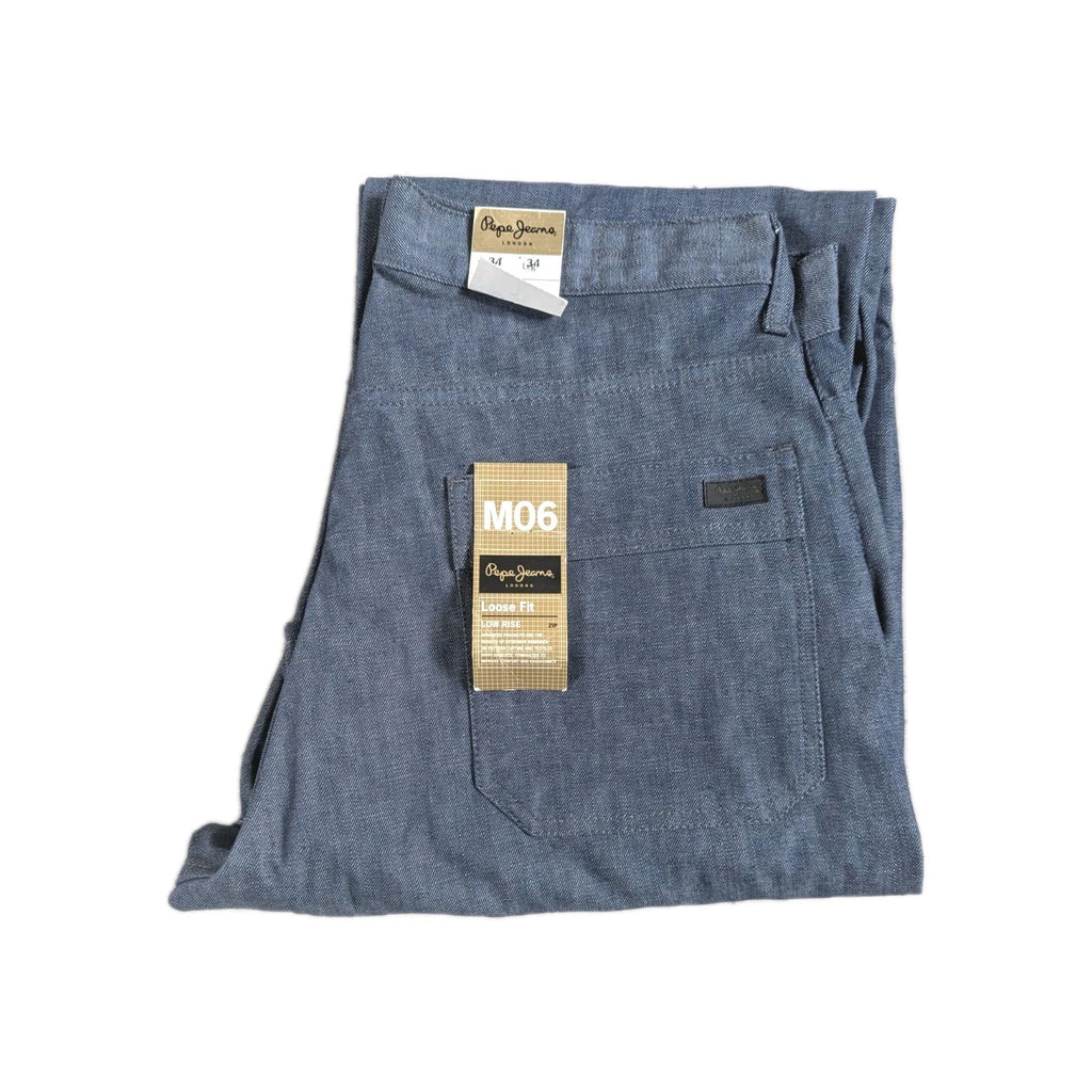 Pepe Jeans London Loose Fit Col.Light Shade Clean Zip Fly