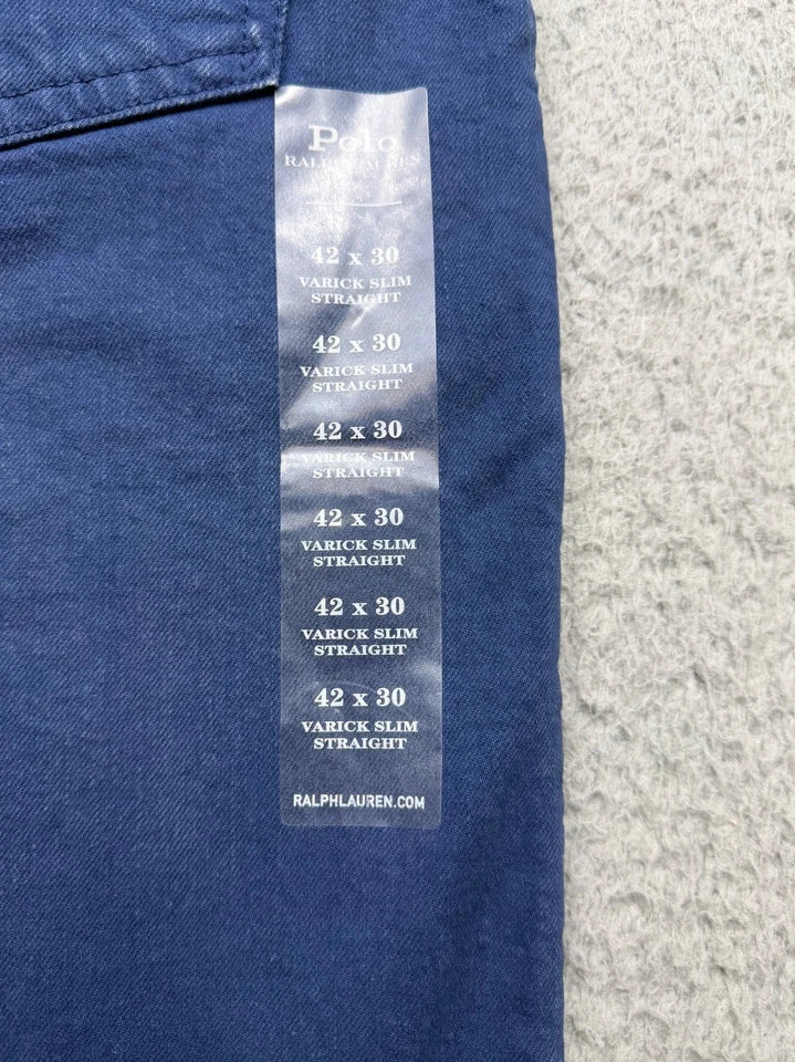 Polo Ralph Lauren Jeans Blue Varick Slim Straight