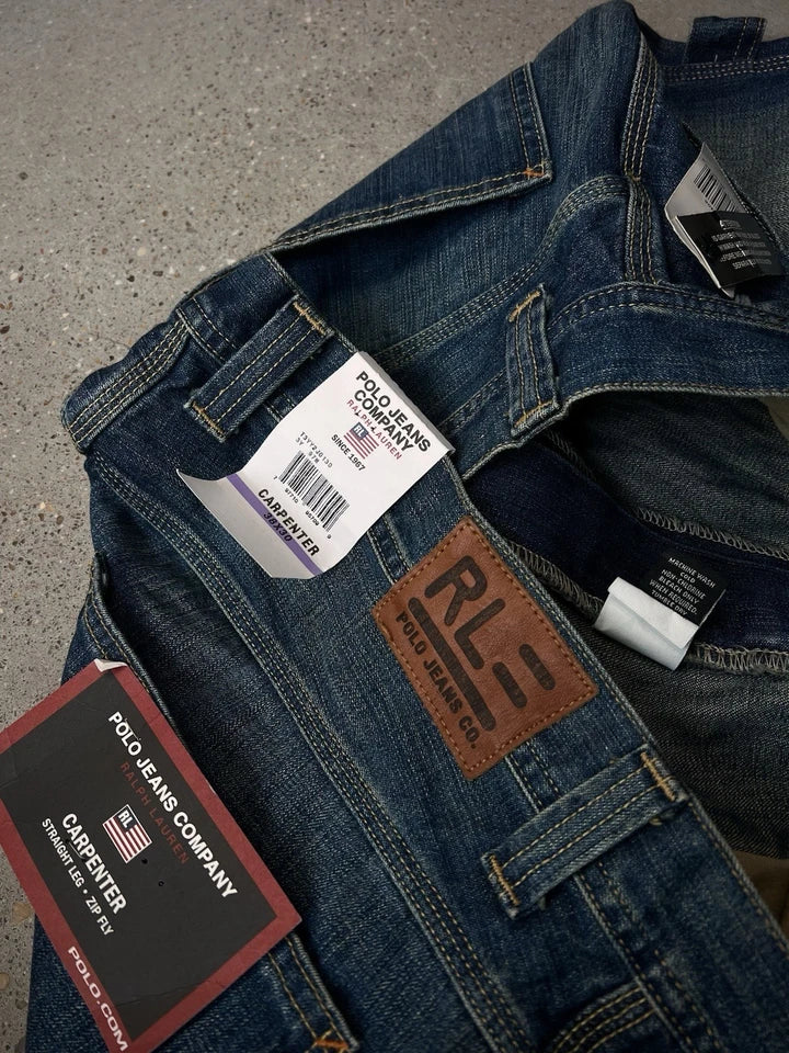 Polo Ralph Lauren Classic Fit Straight Brown Stretch Jeans