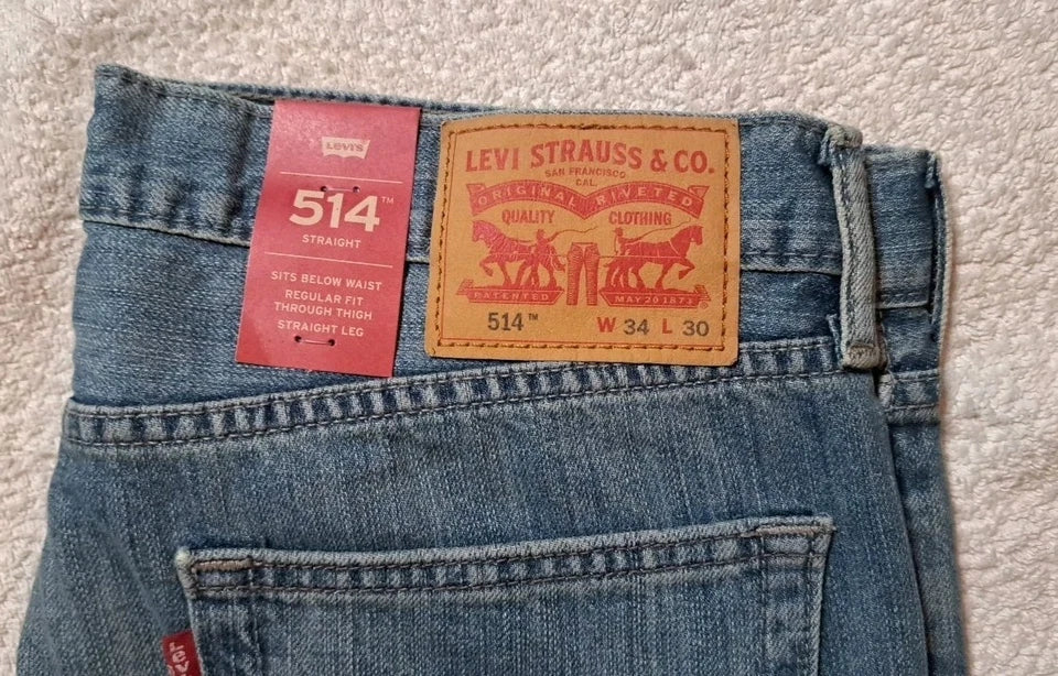 Levi's 514 Straight Fit Jeans, Light Blue,