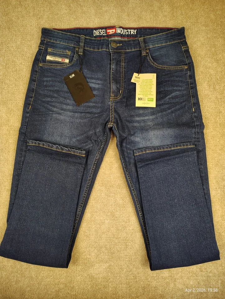 DIESEL Slim Fit Stretch Jeans Denim Medium Blue