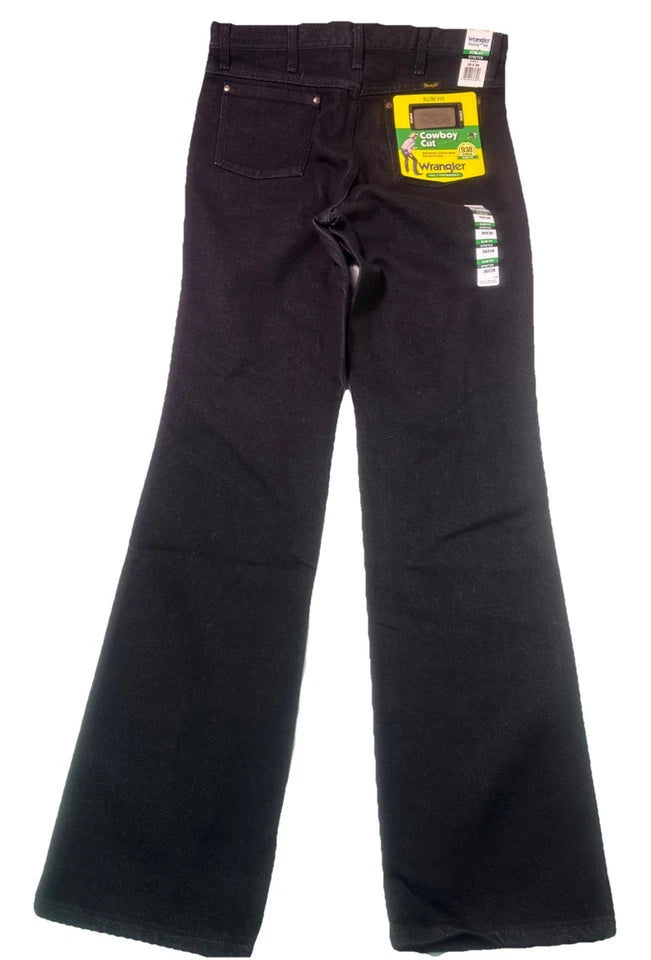 Wrangler Cowboy Cut Slim Fit Stretch Black Jean