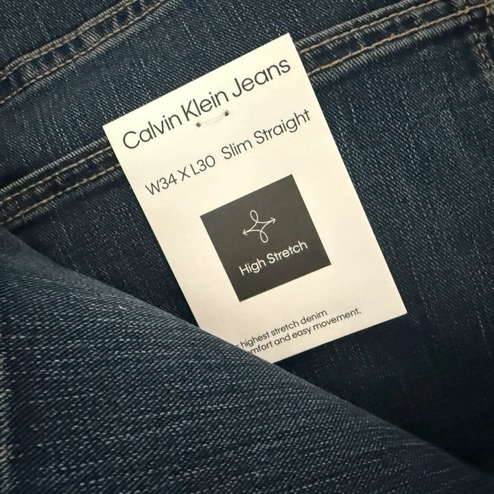 CK - Slim Straight Blue Jeans