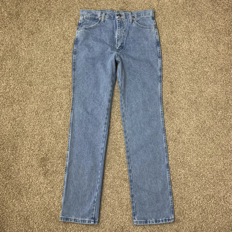 NEW Wrangler Cowboy Cut Slim Fit Medium  Blue Jeans