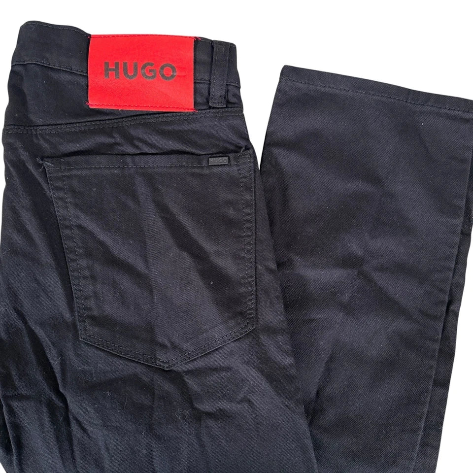 Hugo Boss 708 Slim Fit Jeans  Black Stay Black Stretch