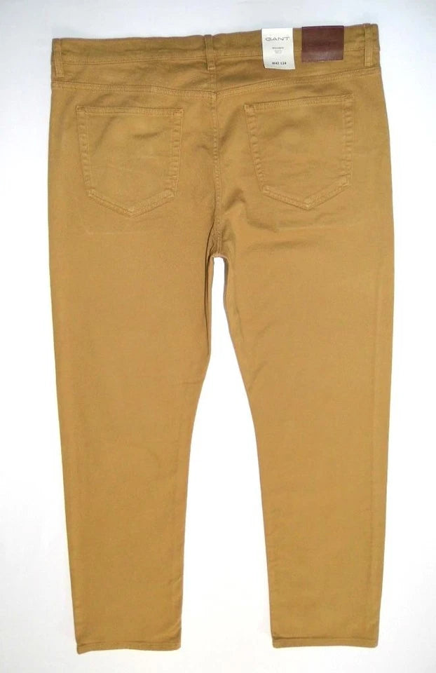 GANT  NEW Regular Straight Fit Twill Jeans Beige Brown
