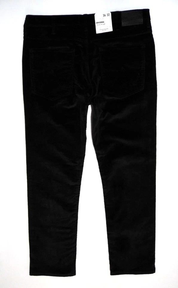 WRANGLER Arizona Straight Fit Corduroy Jeans Black Cords