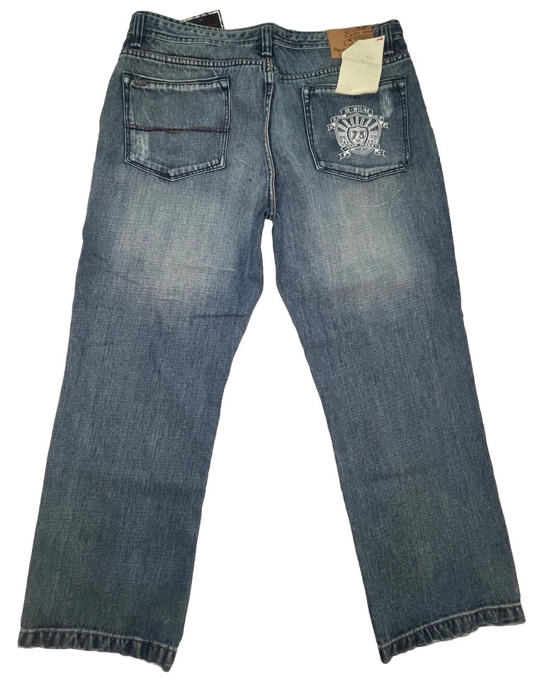 PEPE 73 Jeans London Logo Distressed NWT