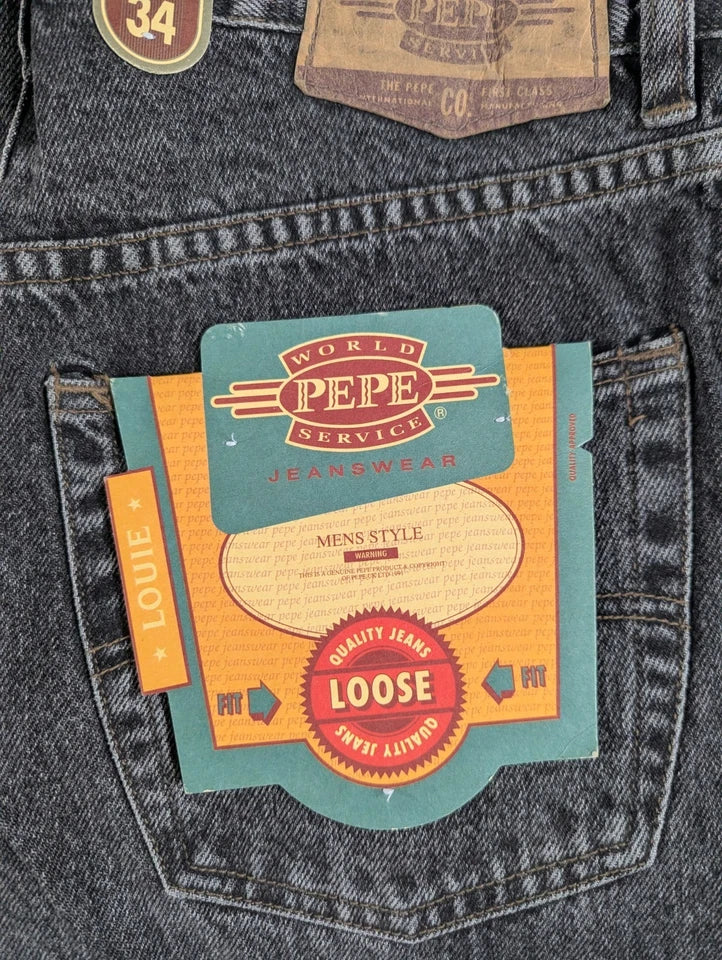 Pepe Jeans Louie Loose Fit Col Black Stone Washed Vintage