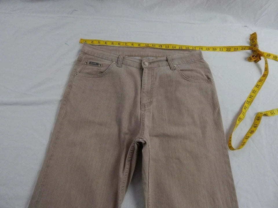 Hugo Boss Jeans Relaxed Straight Stretch Beige