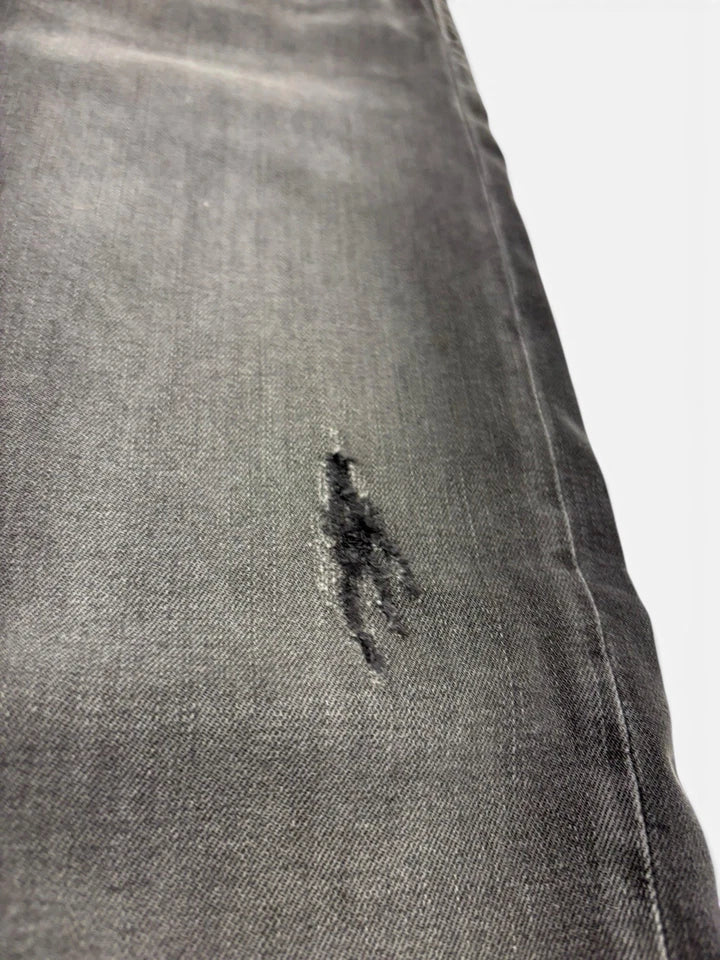 Hugo Boss  Grey Slim Fit Jeans Distressed Designer