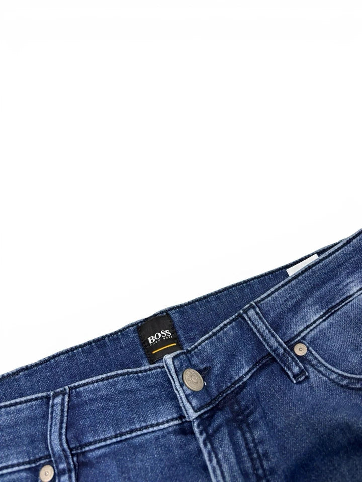 Hugo Boss Knit Denim Jeans Blue