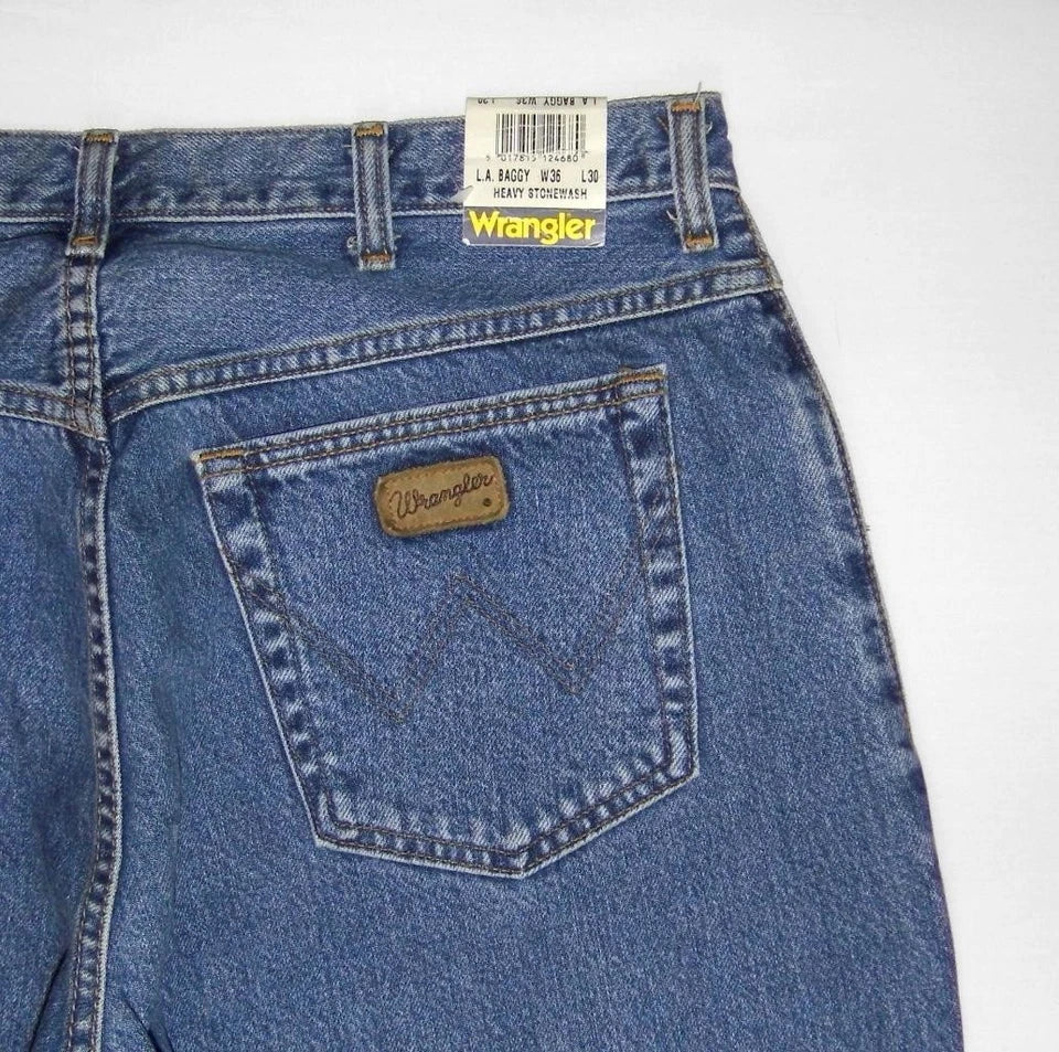 WRANGLER Vintage L.A. Baggy Loose Fit Jeans Blue