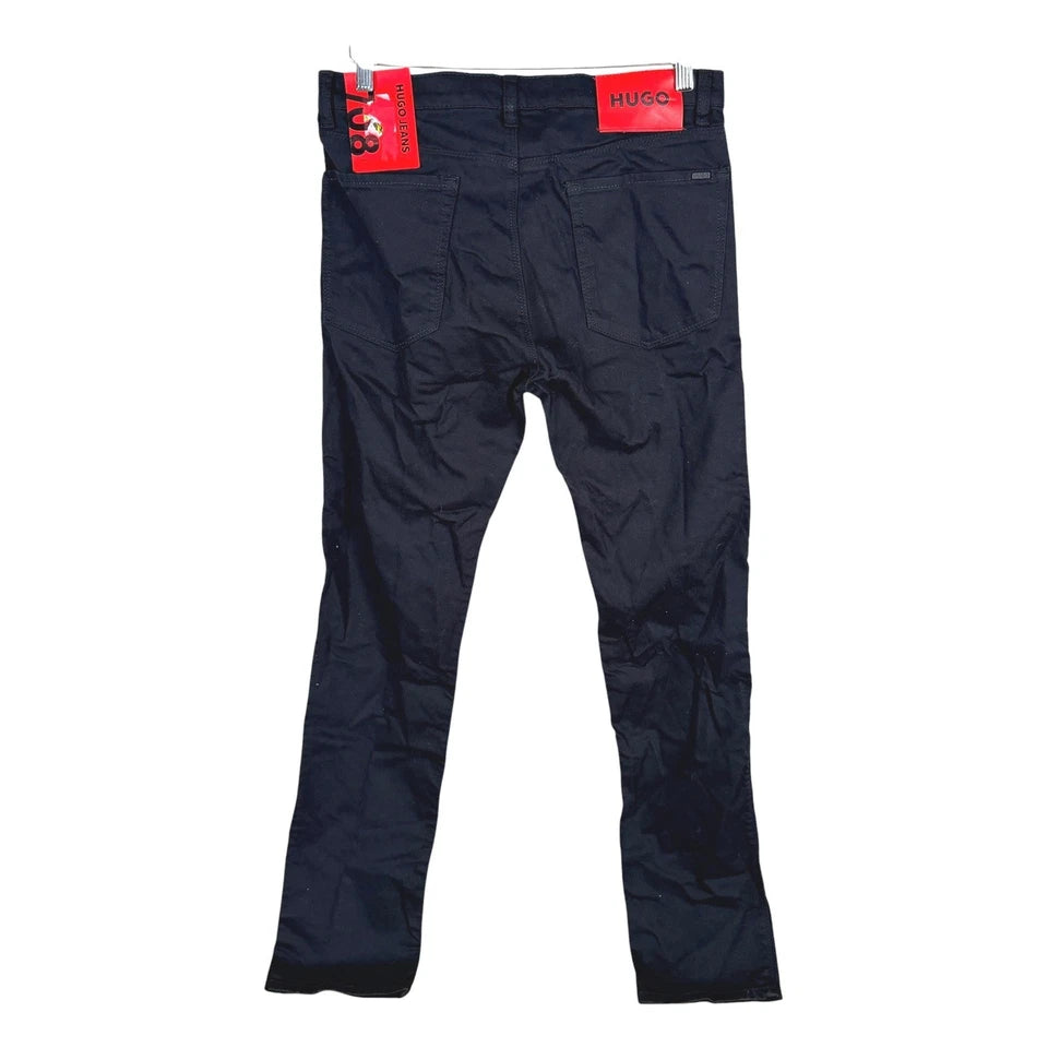 Hugo Boss 708 Slim Fit Jeans  Black Stay Black Stretch